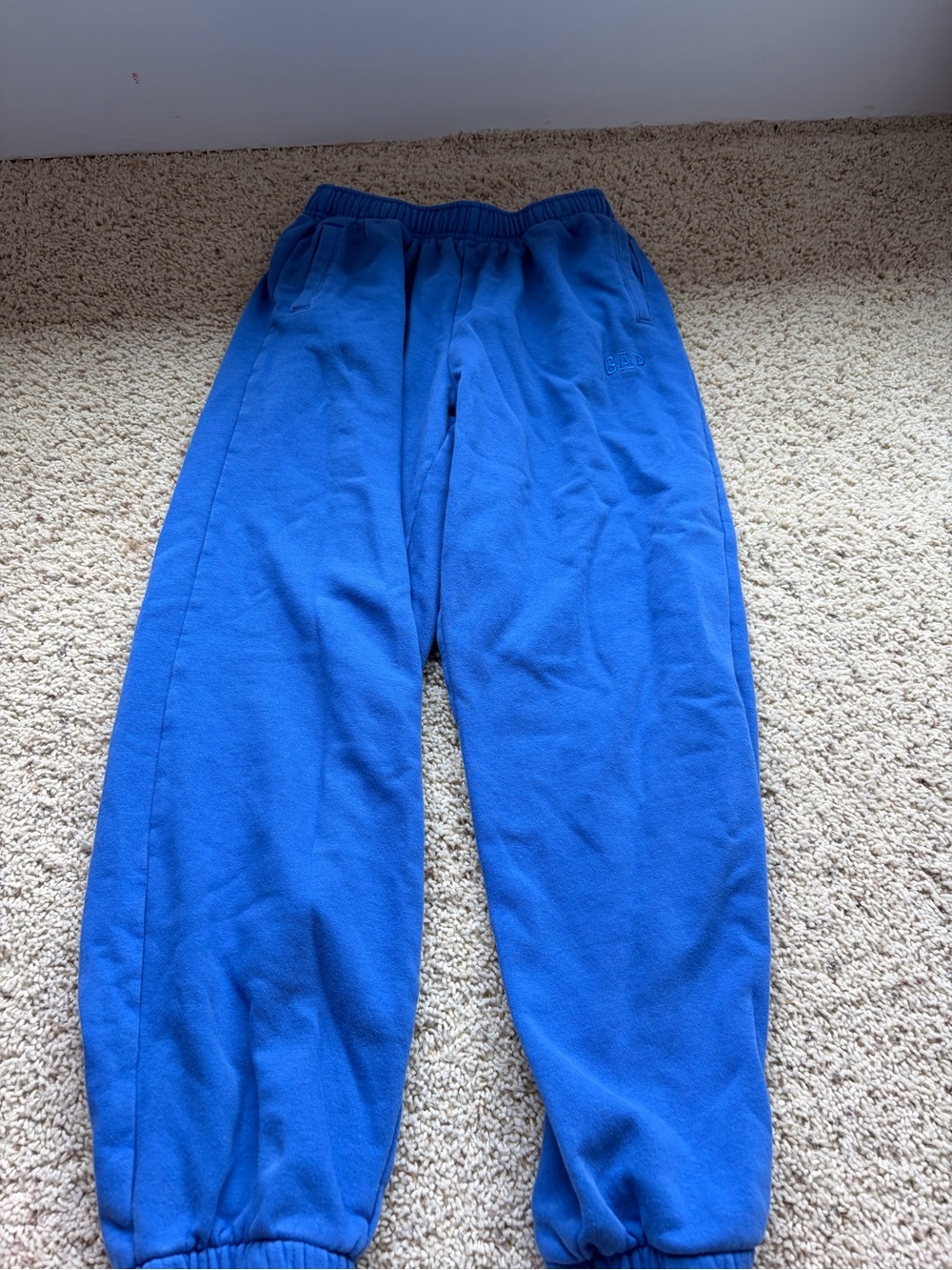 GAP Royal Blue Kids Fleece Sweatpants